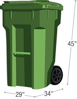 95 Gallon Curbside Trash Service | WasteTech Disposal Services Rehoboth, MA